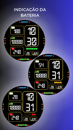 Digital Cube Watch Face Screenshot 2