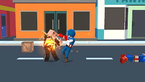 Stickman vs Craftman Fight Screenshot 1