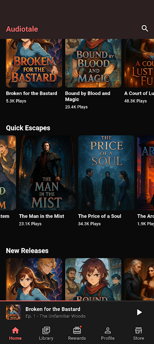 Audiotale: Audio Series Screenshot 1