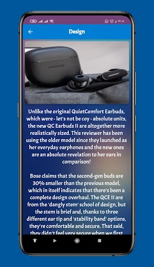 Bose Quietcomfort 2 Guide Screenshot 2