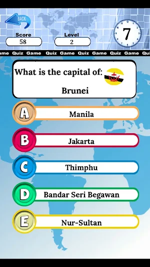 world capitals and flags quiz Screenshot 1