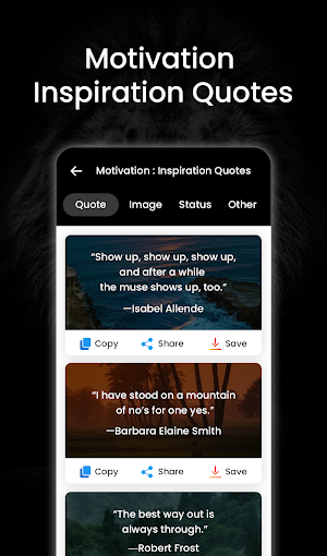 Motivation : Inspiration Quote Screenshot 0