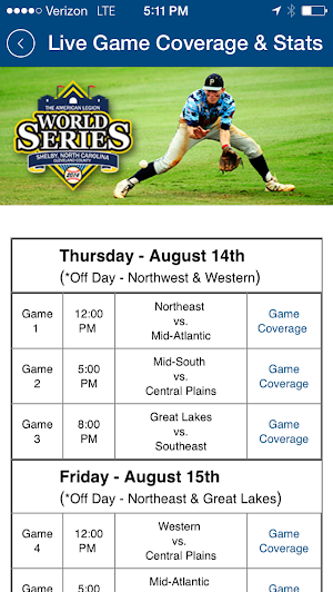 American Legion World Series Screenshot 2