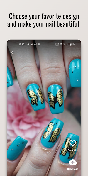 Butterfly Wings Nail Design Screenshot 2