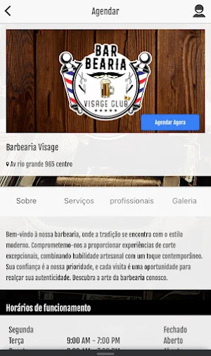 BARBEARIA  VISAGE CLUB Screenshot 2