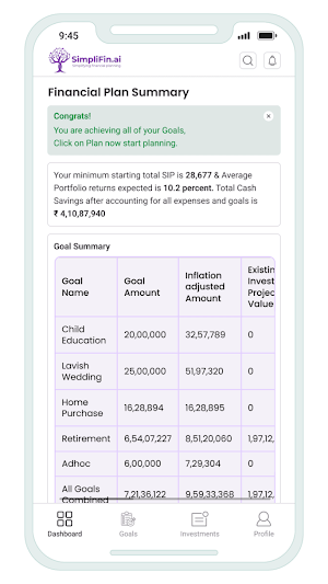 SimplifiWealth Screenshot 3