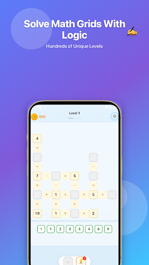 CrossMath: Brain Puzzle Screenshot 2