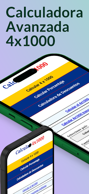 Calculadora 4x1000 Screenshot 0