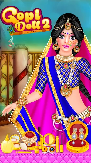 Gopi Doll Fashion Salon 2 - Dress Up Game Screenshot 0