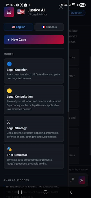 US Legal Advisor: Justice AI Screenshot 2