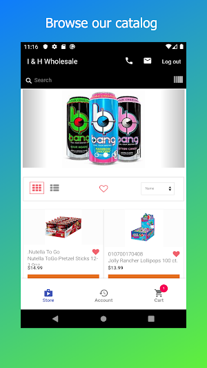 I & H Wholesale Screenshot 0