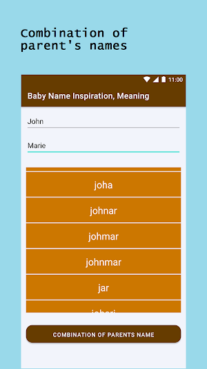Baby Name Inspiration, Meaning Screenshot 2