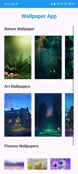 Wallpaper App Screenshot 0