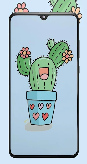 Cactus Wallpaper & Cute Background Images Screenshot 3