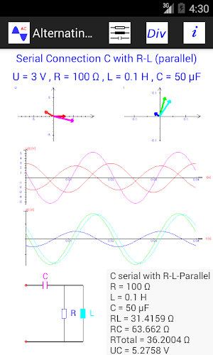 Alternating Current With RLC Screenshot 3