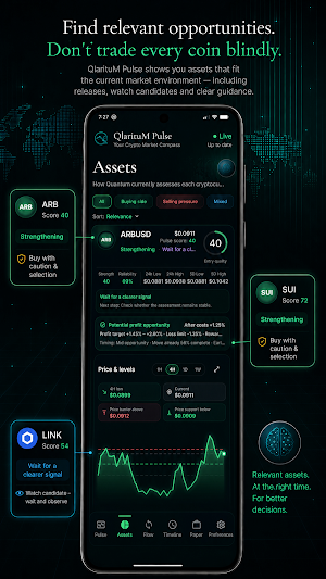 QlarituM Pulse: Crypto Trading Screenshot 2