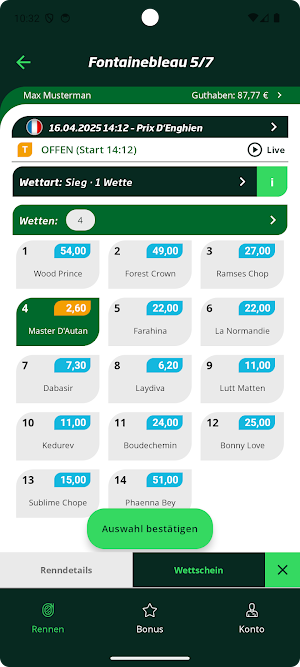 WETTSTAR Screenshot 3