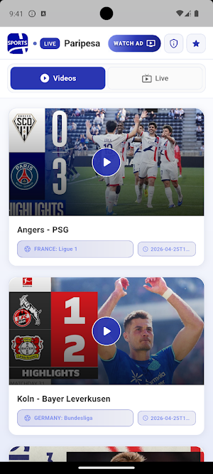 Paripesa Screenshot 3