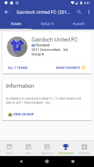The Edinburgh Cup Screenshot 2