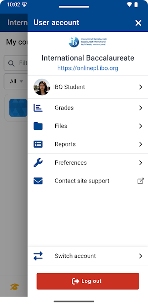 IBO OnlinePL Moodle Screenshot 3