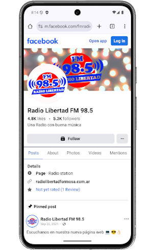 Radio Libertad 98.5 Formosa Screenshot 2