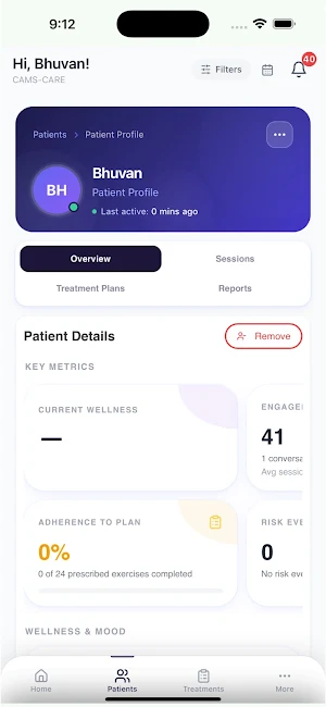 Cora Clinician Screenshot 1
