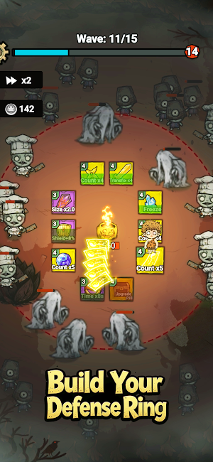Bonfire Defense: Adventure Screenshot 1