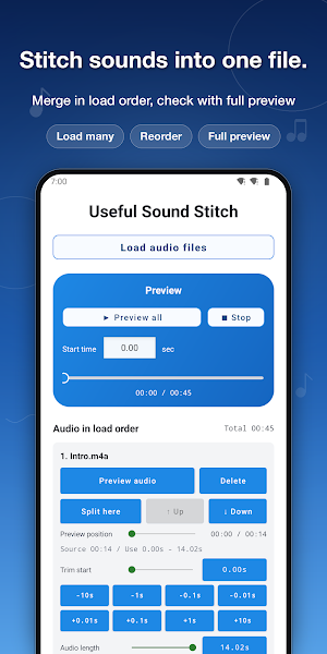 Useful Sound Stitch Screenshot 0