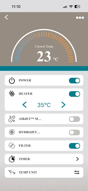 Hespéride SmartSpa Screenshot 2