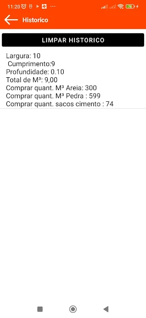 calcular concreto Screenshot 3