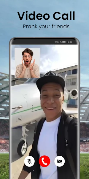 Kylian Mbappe Video Call Screenshot 1