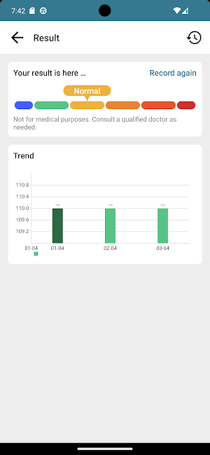 Health Blood Pressure Tracker Screenshot 1