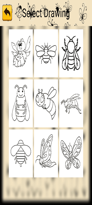 Coloring Bees and Insects Screenshot 2