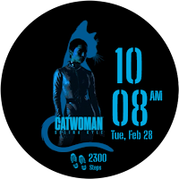 THE BATMAN Catwoman watch face