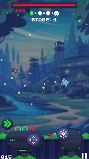Drone Battles - Pixel Shooter Screenshot 1