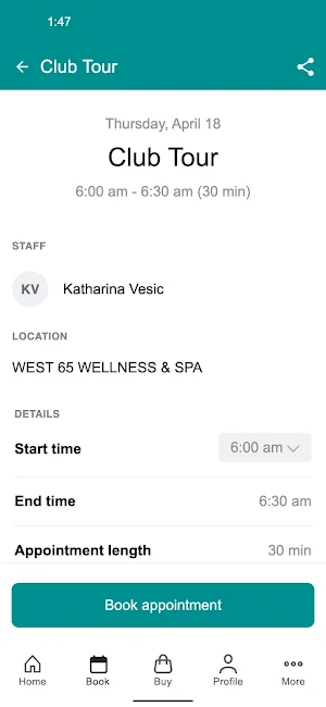 West 65 Wellness & Spa Screenshot 2