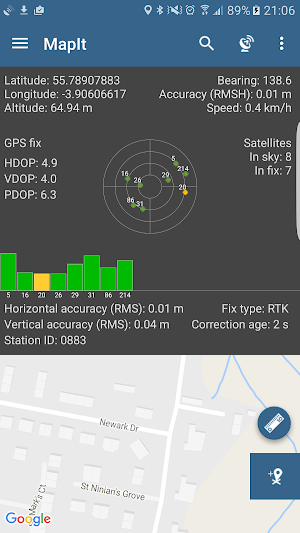 Mapit GIS - Map Data Collector & Measurements Screenshot 1