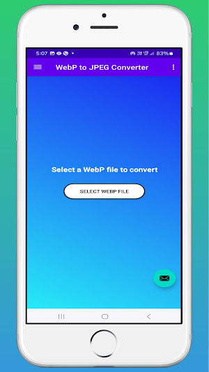 WebP to JPEG Photo Converter Screenshot 1