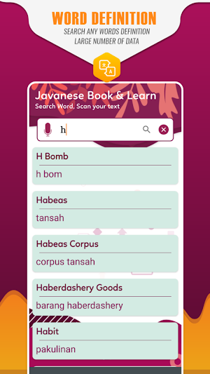 English To Javanese Translator-Javanese Dictionary Screenshot 1