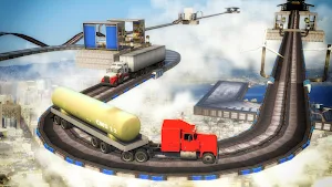 Impossible 18 Wheeler Truck Driving Screenshot 0