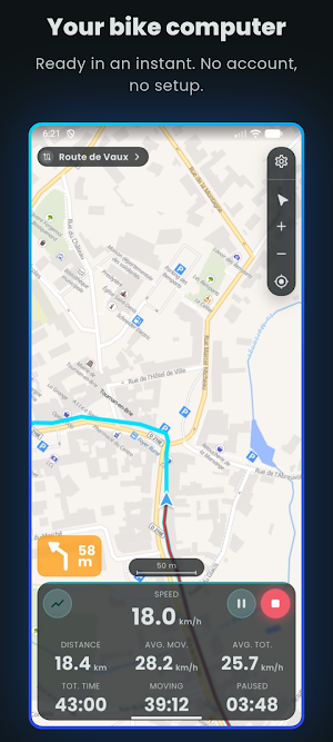 Bike n Go - GPS Bike Computer Screenshot 0