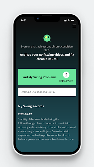 BirdiePT - AI Golf Coach Screenshot 0