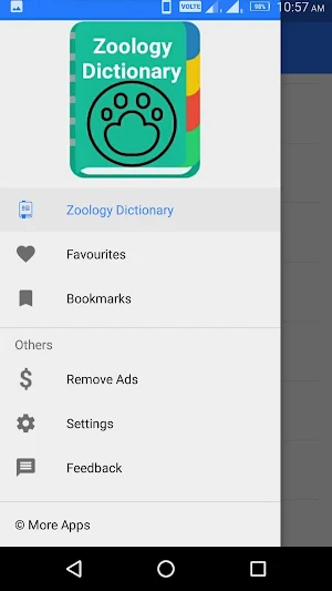 Zoology Dictionary Screenshot 0
