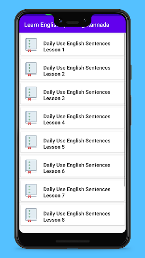 Learn English speaking Kannada Screenshot 2