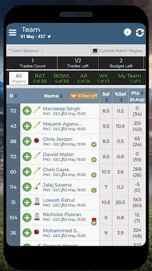 Cricbattle Corporate Fantasy League Screenshot 2