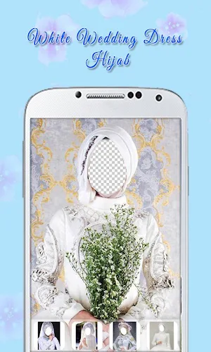 White Wedding Dress Hijab Screenshot 3