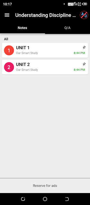 अनुशासन और विषय की समझ Screenshot 0