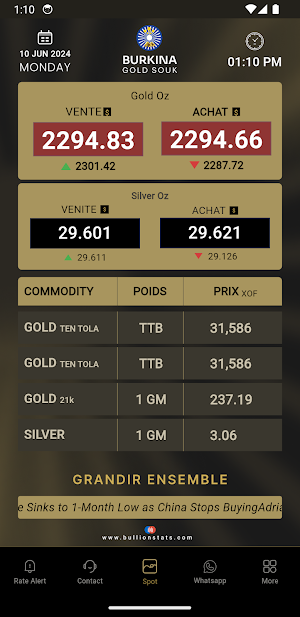 Burkina Gold Souk Screenshot 1