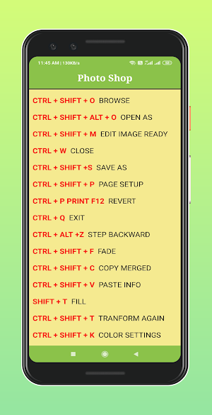 Computer Shortcut Key 2020 - Keyboard Shortcut Screenshot 2