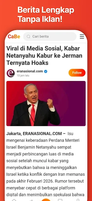 CaBe: Cari & Baca Berita Screenshot 2